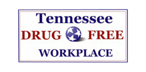 Tennessee drug free workplace logo featuring a crane.